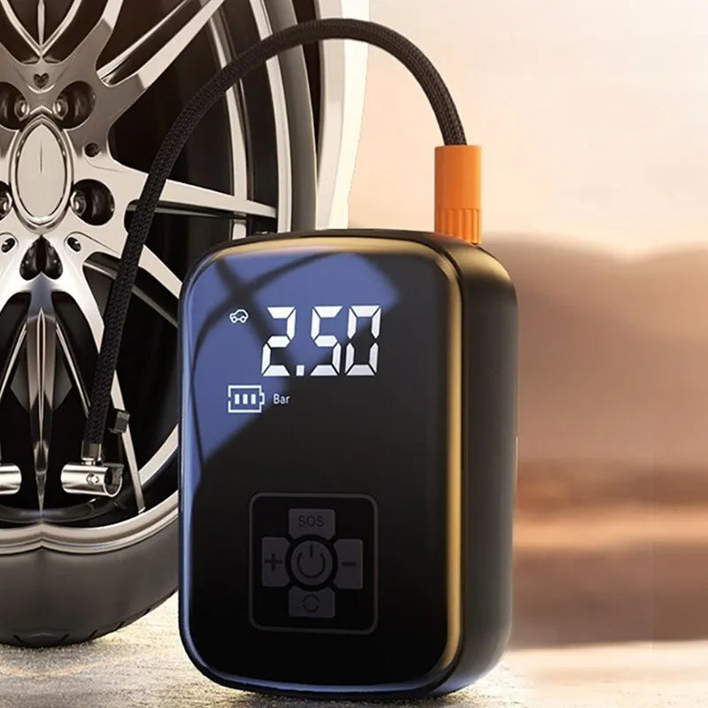 Gonfleur de Pneus Portable sans Fil 150PSI - Compresseur d'air pour Voiture Vélo