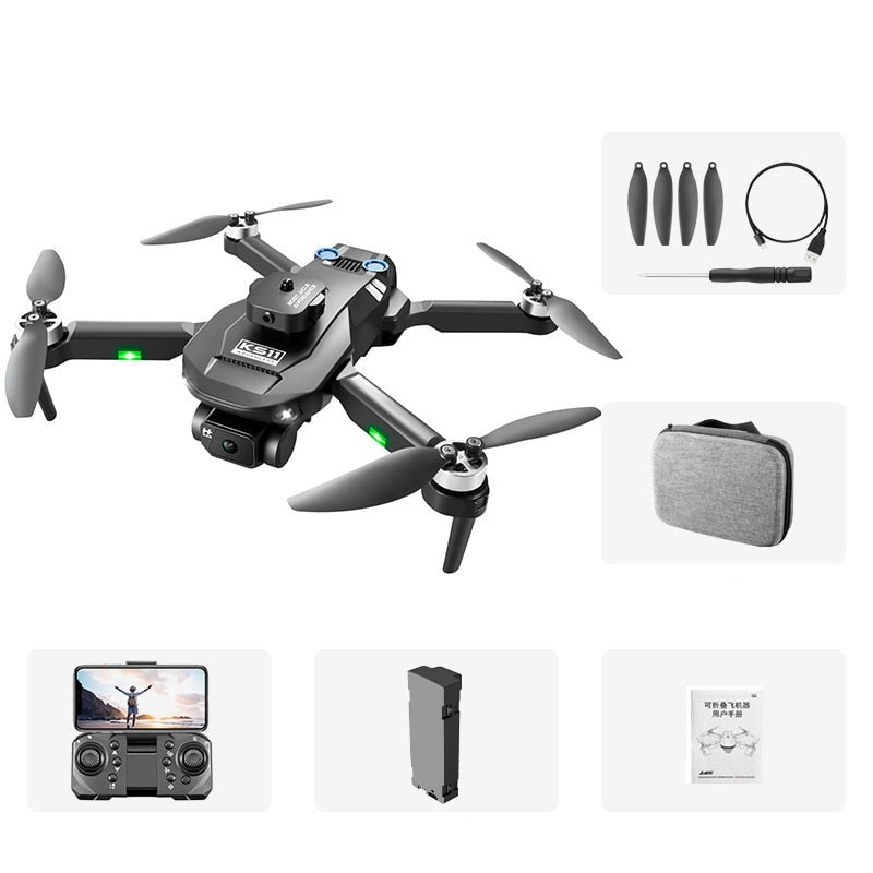 Mini Drone Professionnel 8K 2,4 GHz UHD Double Caméra – Aventure